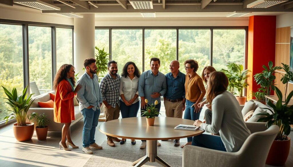entorno laboral positivo